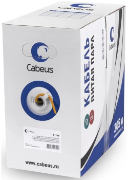 Cabeus UTP-4P-CAT.5E-SOLID-LSZH