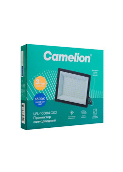 Прожектор LFL-10004 C02 (LED SMD 100Вт 10000лм 230В 6500К 245х233.5Х31) черн. Camelion 16333