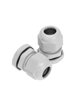 Ввод кабельный PG-13.5 (6-12мм) сер. комплект (уп.2шт) Rexant 07-8013-A2
