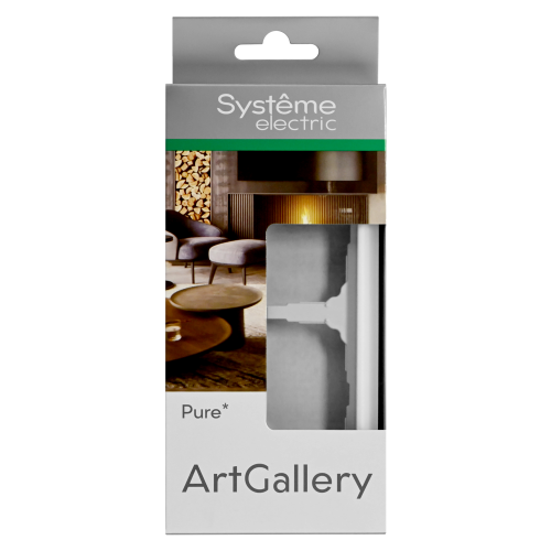 ARTGALLERY PURE 2-постовая РАМКА, ОРГАНИЧЕСКОЕ СТЕКЛО БЕЛЫЙ