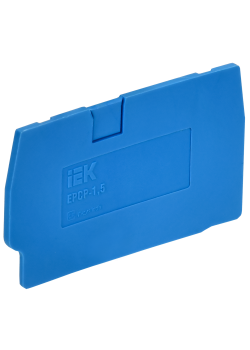 ARMAFIX Заглушка для колодки клеммной CP 1,5мм2 синяя IEK