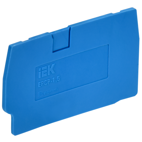 ARMAFIX Заглушка для колодки клеммной CP 1,5мм2 синяя IEK