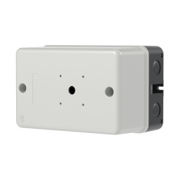 Пластиковый бокс для DMP32 с доп.контактами с красной ручкой селекторного типа IP65 кабельные вводы 2хM25 сверху и снизу, 2хM20 с тыльной стороны