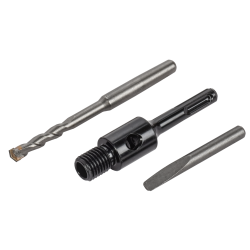 Адаптер SDS-plus для алмазной коронки М16 с центрирующим сверлом и клином IEK