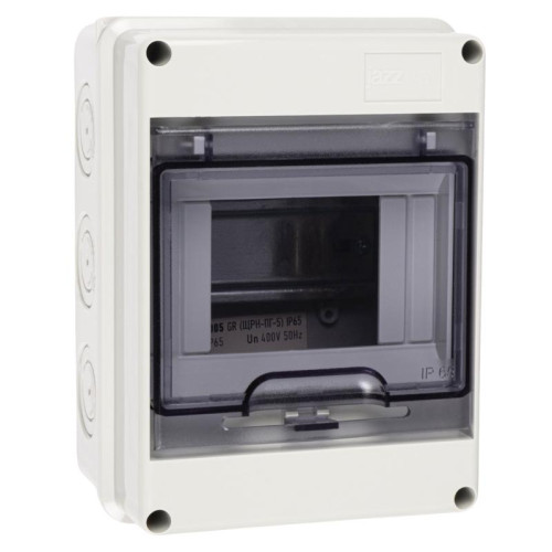 Бокс модульный накладной PDB/W 4005 GR (ЩРН-ПГ- 5) IP65 пластик. Pro JazzWay 5072053 Бокс модульный накладной PDB/W 4005 GR (ЩРН-ПГ- 5) IP65 пластик. Pro JazzWay 5072053