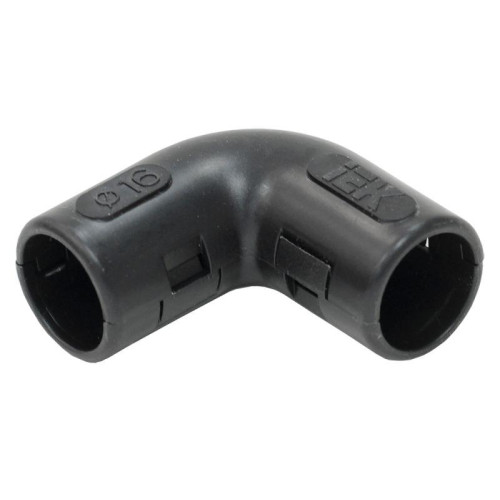 Поворот открывающийся на 90град. CI16G черн. IEK CTA10D-CIG16-K02-050