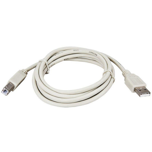 Шнур USB 2.0 (USB А-USB В) 3м бел. REXANT 18-1106 Шнур USB 2.0 (USB А-USB В) 3м бел. REXANT 18-1106