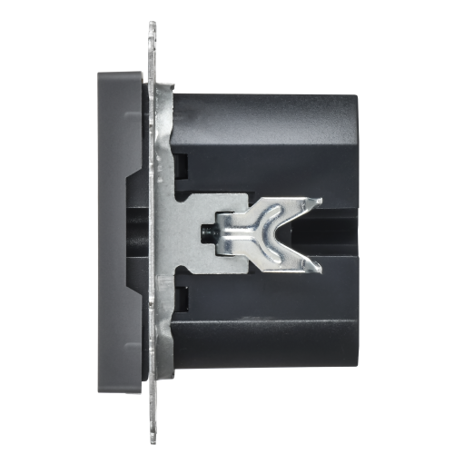 BRITE Розетка USB C 65Вт высокоскоростная зарядка РЮ12-1-БрГ графит IEK BRITE Розетка USB C 65Вт высокоскоростная зарядка РЮ12-1-БрГ графит IEK