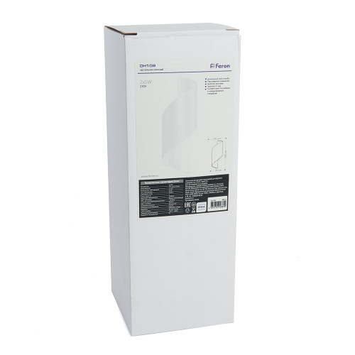 Светильник уличный светодиодный Feron DH109, 2*5W, 5200Lm, 4000K, белый Светильник уличный светодиодный Feron DH109, 2*5W, 5200Lm, 4000K, белый