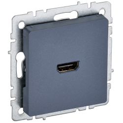 BRITE Розетка HDMI РHDMI-0-БрМ маренго IEK