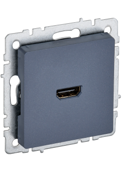 BRITE Розетка HDMI РHDMI-0-БрМ маренго IEK
