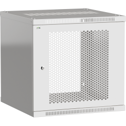 ITK Шкаф LINEA WE 9U 600x650мм дверь перфорированная серый