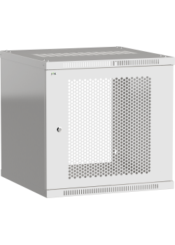 ITK Шкаф LINEA WE 9U 600x650мм дверь перфорированная серый