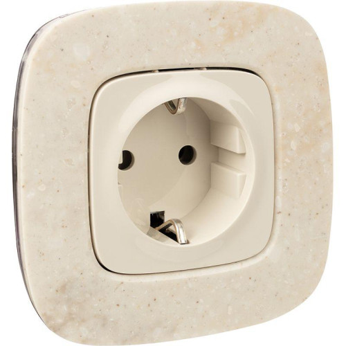 Розетка 1-м СП Valena Allure 16А IP2X 250В 2P+E безвинтов. клеммы с лицев. панелью механизм сл. кость Leg 753821 Розетка 1-м СП Valena Allure 16А IP2X 250В 2P+E безвинтов. клеммы с лицев. панелью механизм сл. кость Leg 753821