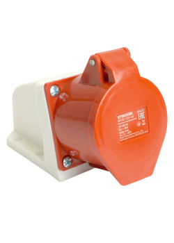 Розетка стационарная ST-125 32А 380В 3P+PE+N IP44, RST32-125-44, Stekker
