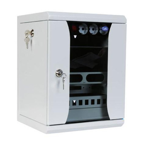 Шкаф коммутационный ЦМО (ШРН-12.255-10) настенный 12U 320x305мм пер.дв.стекл 100кг серый 255мм 10.62кг 180град. 600мм металл Шкаф коммутационный ЦМО (ШРН-12.255-10) настенный 12U 320x305мм пер.дв.стекл 100кг серый 255мм 10.62кг 180град. 600мм металл