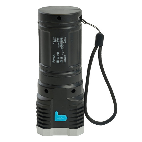 Фонарь ручной Feron TH2409 с аккумулятором Type-C Фонарь ручной Feron TH2409 с аккумулятором Type-C