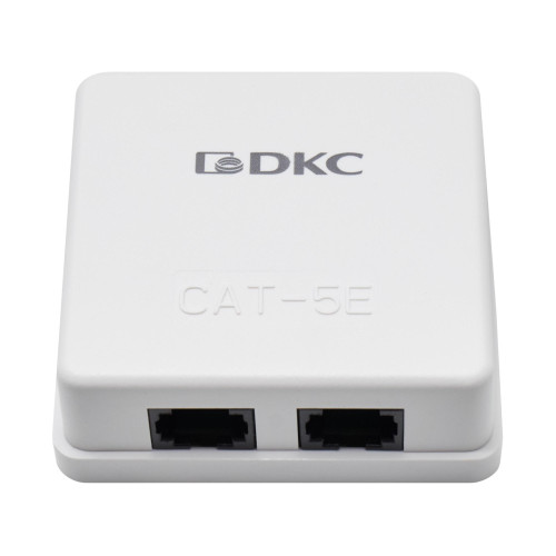 Универсальная розетка CAT5E Кейстоун (Keystone), 2 порта Универсальная розетка CAT5E Кейстоун (Keystone), 2 порта