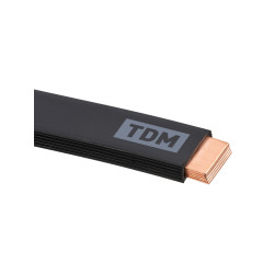 Шина медная гибкая изолированная ШМГ 5х(32х1), 2м, TDM