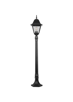 Светильник садово-парковый Feron 4210/PL4210 столб 100W E27 230V, черный