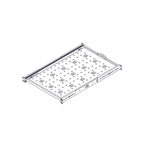 Выдвижная полка Systeme Electric, серия Uniprom, 1U, 650мм, до 45кг
