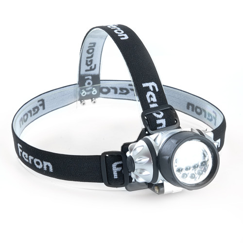 Фонарь налобный FERON TH2304 на батарейках 3*AAA, 3W 14LEDs IP44 пластик Фонарь налобный FERON TH2304 на батарейках 3*AAA, 3W 14LEDs IP44 пластик
