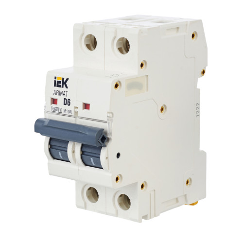 ARMAT Автоматический выключатель M10N 2P D 6А IEK ARMAT Автоматический выключатель M10N 2P D 6А IEK