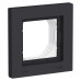 ATLASDESIGN AQUA 1-постовая РАМКА, IP44, КАРБОН