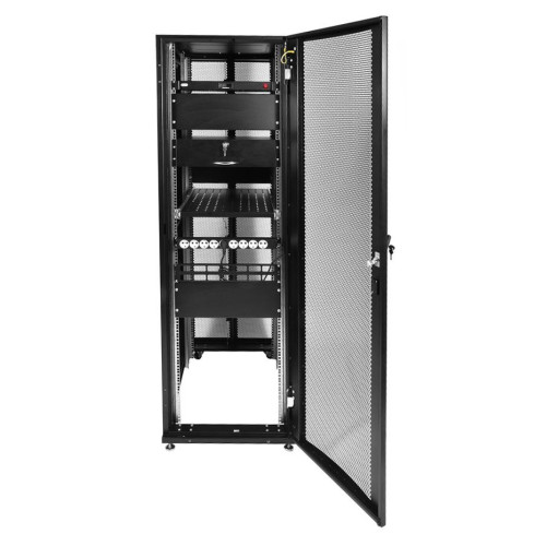 Шкаф серверный ЦМО (ШТК-СП-42.6.10-44АА-9005) напольный 42U 600x990мм пер.дв.перфор. задн.дв.перфор. 2 бок.пан. направл.под закл.гайки 1350кг черный 690мм 139кг 120град. 1950мм IP20 сталь с силовыми розетками укомплектованный Шкаф серверный ЦМО (ШТК-СП-42.6.10-44АА-9005) напольный 42U 600x990мм пер.дв.перфор. задн.дв.перфор. 2 бок.пан. направл.под закл.гайки 1350кг черный 690мм 139кг 120град. 1950мм IP20 сталь с силовыми розетками укомплектованный