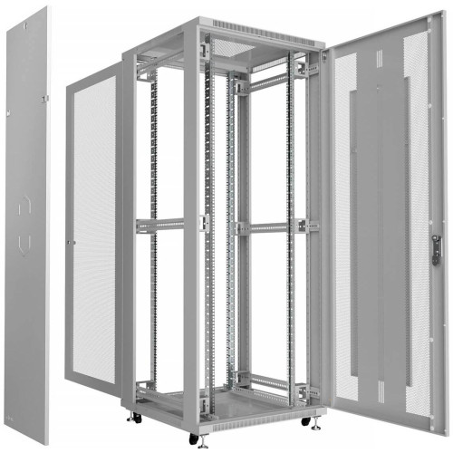 Шкаф серверный Cabeus (ND-05C-42U80/100) напольный 42U 800x1000мм пер.дв.перфор. задн.дв.перфор. 800кг серый 900мм 132кг 220град. 2055мм IP20 сталь Шкаф серверный Cabeus (ND-05C-42U80/100) напольный 42U 800x1000мм пер.дв.перфор. задн.дв.перфор. 800кг серый 900мм 132кг 220град. 2055мм IP20 сталь