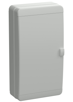 TEKFOR Корпус пластиковый КМПн-36 IP65 серая непрозрачная дверь IEK