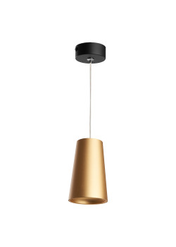Светильник потолочный Feron ML1858 Barrel BELL levitation на подвесе 1,7 м  MR16 35W 230V, золото черный