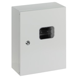 Корпус металлический ЩУ-3ф/1-0 (1 дверь), 395х310х150 мм, IP54, RAL7035 светло-серый LITE