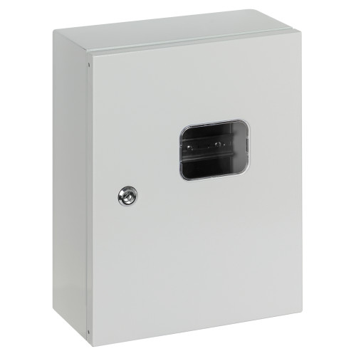 Корпус металлический ЩУ-3ф/1-0 (1 дверь), 395х310х150 мм, IP54, RAL7035 светло-серый LITE