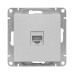 Механизм роз. RJ45 (cat5), алюм. Эпика EKF Механизм роз. RJ45 (cat5), алюм. Эпика EKF