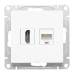 Механизм роз. HDMI+RJ45 (cat5), бел. Эпика EKF Механизм роз. HDMI+RJ45 (cat5), бел. Эпика EKF