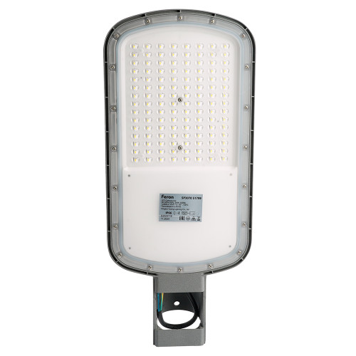 Светодиодный уличный консольный светильник Feron SP3070 80W 5000K AC90-300V, серый