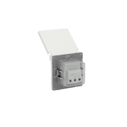 Розетка силовая, 2P+E, с з/ш, с крышкой, IP44, KANT, белый песок Розетка силовая, 2P+E, с з/ш, с крышкой, IP44, KANT, белый песок