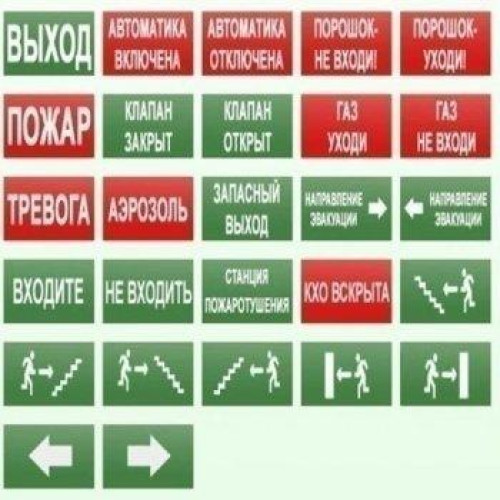 Оповещатель охранно-пожарный световой (табло) БЛИК-С-12 