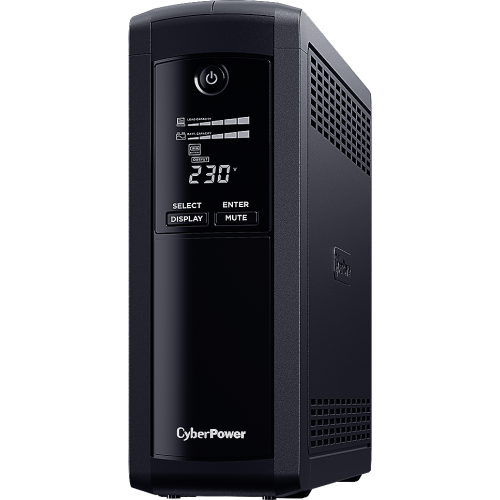 Источник бесперебойного питания/ UPS CyberPower VP1200EILCD Line-Interactive 1200VA/720W USB/RS-232/RJ11/45 (4 + 4 IEC С13) Источник бесперебойного питания/ UPS CyberPower VP1200EILCD Line-Interactive 1200VA/720W USB/RS-232/RJ11/45 (4 + 4 IEC С13)