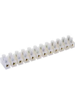 LD227-6A Зажим винтовой изолированный 450В, 6А, 12 пар, полиэтилен DIY