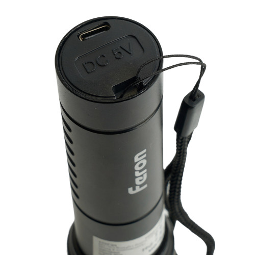 Фонарь ручной Feron TH2411 с аккумулятором TYPE-C ZOOM Фонарь ручной Feron TH2411 с аккумулятором TYPE-C ZOOM