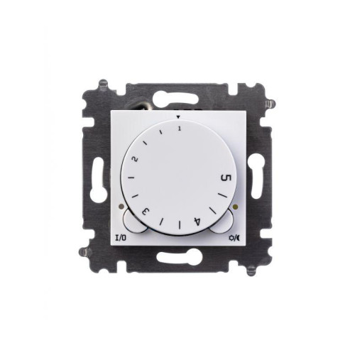 Терморегулятор Levit с поворотной ручкой 16А бел./ледяной ABB 2CHH920003A6001