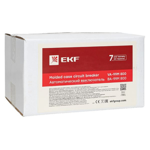 ВА-99М 800/630А 3P 10In 50кА с термомагнитным расцепителем EKF ВА-99М 800/630А 3P 10In 50кА с термомагнитным расцепителем EKF