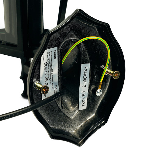 Светильник садово-парковый Feron 6101/PL6101 шестигранный на стену вверх 60W E27 230V, черный Светильник садово-парковый Feron 6101/PL6101 шестигранный на стену вверх 60W E27 230V, черный