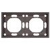 Рамка STEKKER, PFR00-5002-09 2-местная, серия Эмили, антрацит, soft touch Рамка STEKKER, PFR00-5002-09 2-местная, серия Эмили, антрацит, soft touch