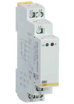 Реле фаз ORF 03 3ф 220-460В AC IEK ORF-03-220-460VAC