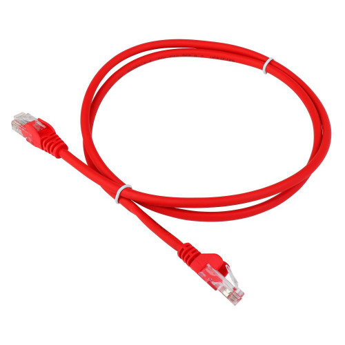 Патч-корд Lanmaster LAN-PC45/U5E-3.0-RD UTP вилка RJ-45-вилка RJ-45 кат.5е 3м красный LSZH (уп.:1шт)