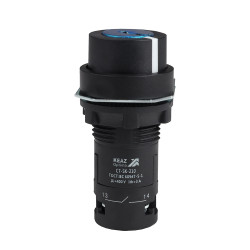 Переключатель 2 положения OptiSignal Compact D22 C7-SK-210 черный с ключом 1НО XB7NG21