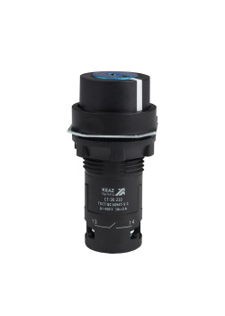 Переключатель 2 положения OptiSignal Compact D22 C7-SK-210 черный с ключом 1НО XB7NG21